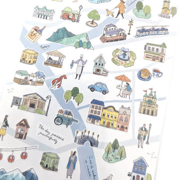 Mind wave | MAP White City Machi stickers