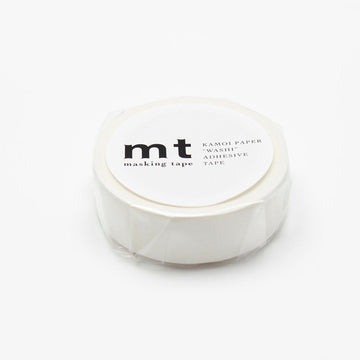Mt masking tape | Matte White Washi Tape