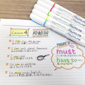 Zebra | Mojini Line Anti-Smudge Highlighter Set