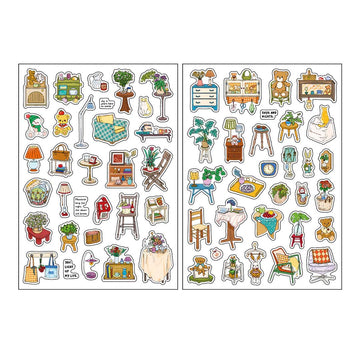 Infeel.me | Nostalgic the Ays and Nights of Home stickers