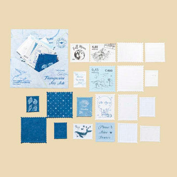 Mo card | Paper Stamp Transparent Sea Salle stickers