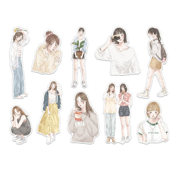 Mind Wave | Amie Comic Girl Stickers