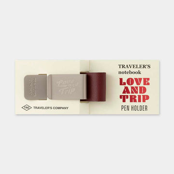 Traveler's Company | Porta Bolígrafo Pen Holder LOVE and TRIP