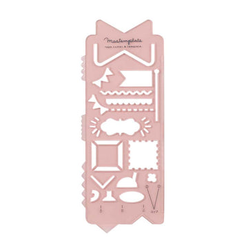 Kutsuwa | Stencil Mastemplate Ribbon Template