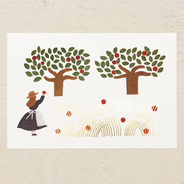 Cozyca | Postal Necktie Apple Field