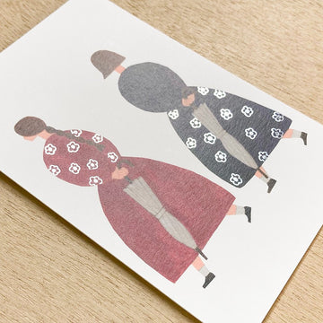 Cozyca | Necktie It's Going To Rain Postcard