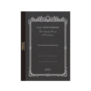 Apica | Premium A6 Silky Black Notebook (Plain)