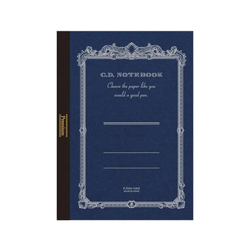 Apica | Premium A6 Silky Navy Notebook (Stripes)