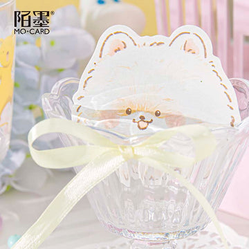 Mo Card | Notas Adhesivas Puppy House Pudding Puff