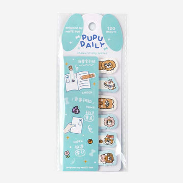 Note For | Notas Adhesivas Marcapáginas Pupu Daily Dog Mint
