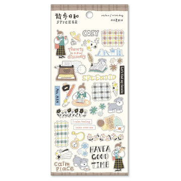 Mind wave | Relax Nice Say Going to a Staticeery Store stickers