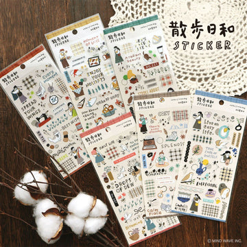 Mind wave | Relax Nice Say Going to A Tableware Store stickers