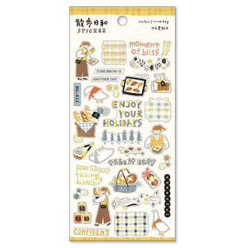 Mind wave | Relax Nice Say Going to Bakery stickers