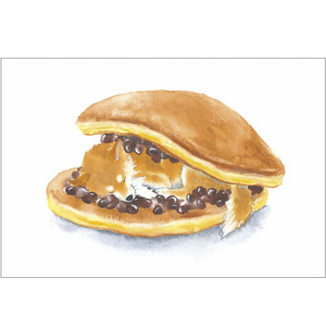 Active | Shiba Inu Dorayaki Postcard