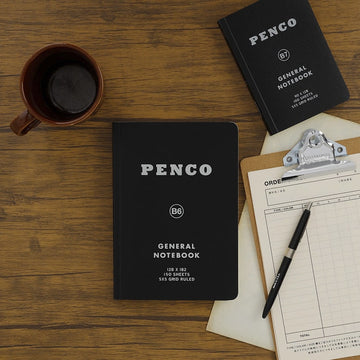 Penco | Soft PP B7 Black Notebook