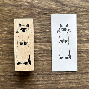 CO Art | Standing Cat Stamp