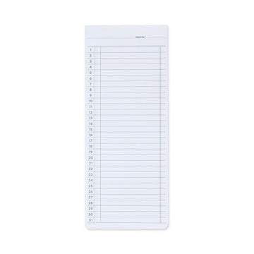 Penco | Monthly White Sticky Notes