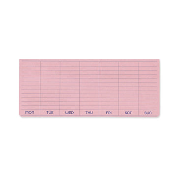Penco | Weekly Pink Sticky Notes