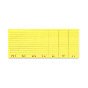 Penco | Weekly Yellow Sticky Notes