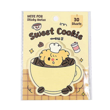 Note for | Adhesive notes Sweet Cookie Coffee Brain