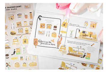 Infeel.me | To Make Each Day Count Butter Coconut Stickers
