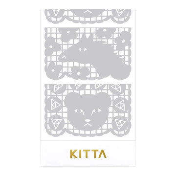 King Jim | Washi Tape Precortado KITTA Basic Lace