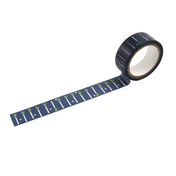 Hamamonyo | White Leek Stripe Washi Tape