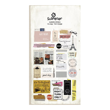 Suatelier | Pegatinas Bon Voyage