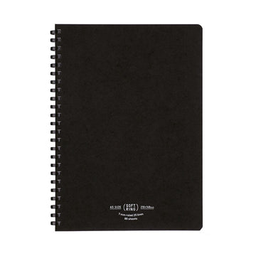 Kokuyo | Cuaderno Soft Ring A5 Black