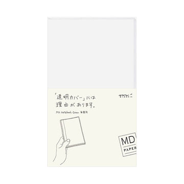 Midori | Funda de Plástico Transparente para Cuadernos MD Midori B6 Slim