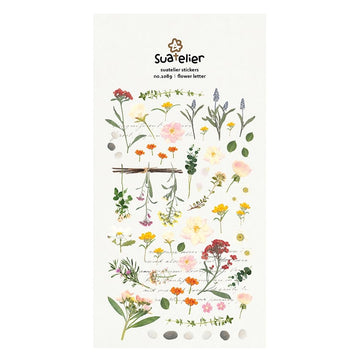 Softie | Flower Letter Stickers
