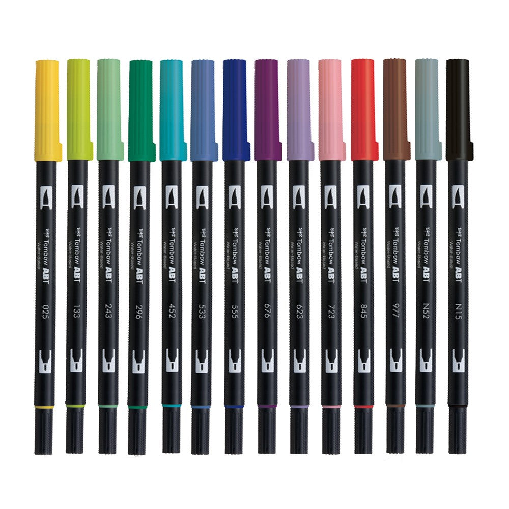 Set 12 Rotuladores Lettering Pastel Tombow –