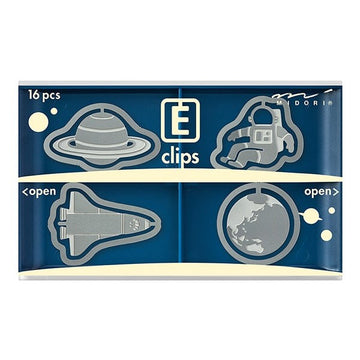 Midori | Clips Metálicos Etching Espacio