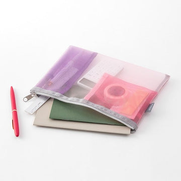 Midori | Pen & Tools Pink Mesh Case