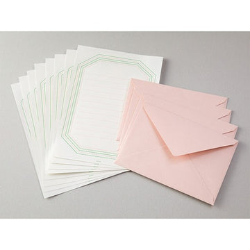Midori | Set de Cartas Letterpress Pink