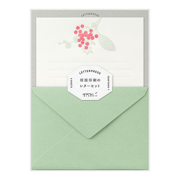 Midori | Set de Cartas Letterpress Bouquet
