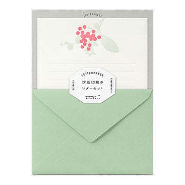 Midori | Letterpress Bouquet Card Set