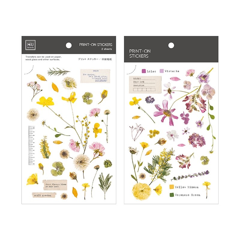 MU LifeStyle | Pegatinas Transferibles 103 Flower Pick