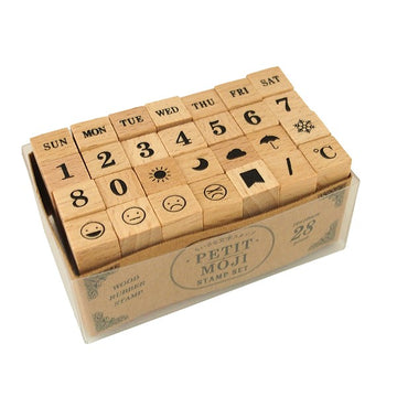 Kodomo No Kao | Petit Moji Weekly Diary Stamp Set