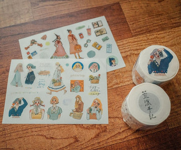 The Dolce Life | Song of Hundred Blooms Transfer Stickers (2pc)