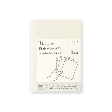 Midori | Set de 3 Cuadernos MD Midori Notebook Light A6 Blank
