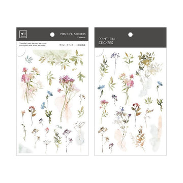 MU LifeStyle | Pegatinas Transferibles 159 Shadow Flowers