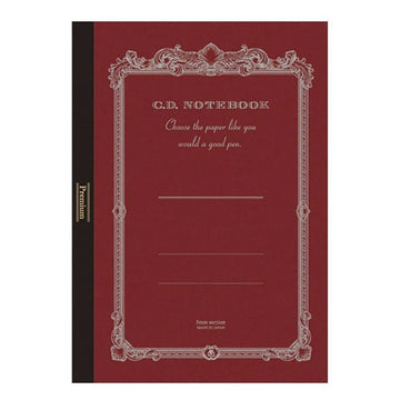 Apica | Premium Notebook A4 Silky Red (Checkered)