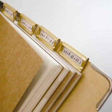 Traveler's Company | Brass Index Plate Bookmark