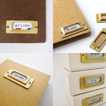 Traveler's Company | Brass Label Plates