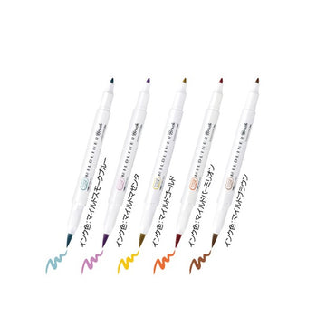 zebras | Mildliner Warm Brush Marker Pack (New Packaging)