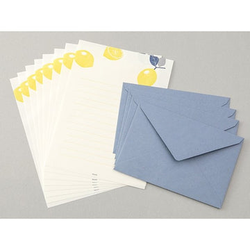 Midori | Lemon Letterpress Letter Set