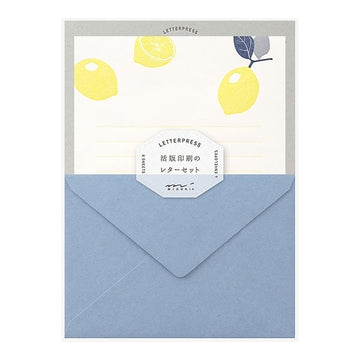 Midori | Set de Cartas Letterpress Lemon