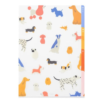 Midori | A4 Dog 3 Compartment Portfolio