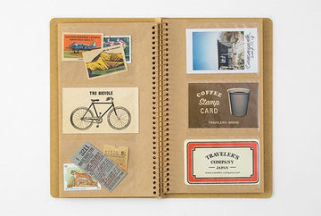 Traveler's Company | Cuaderno con Espiral A5 Slim Porta Tarjetas